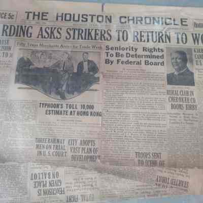 The Houston Chronicle 8/1922 Kirby likely candidate for US senator