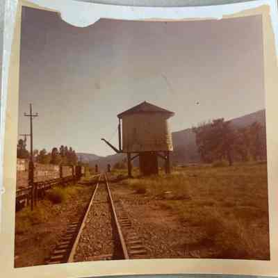 Photo of Train Water Tower by W C Roy