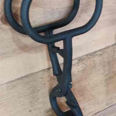 Black Iron Fire Tool
