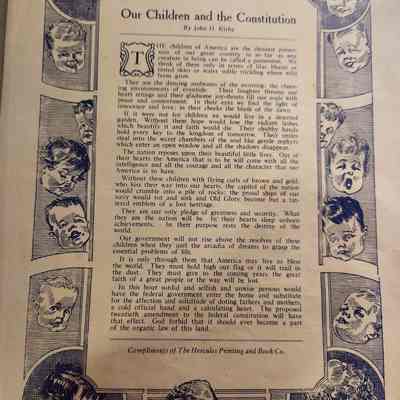 Our Children and the Constitution by John H Kirby
