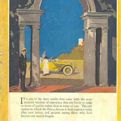 Pierce-Arrow Car Advertisement