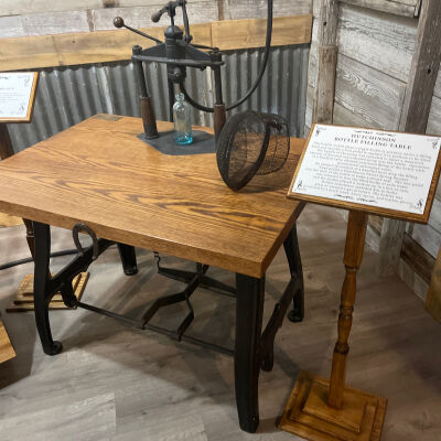 Hutchinson Bottle Filling Table