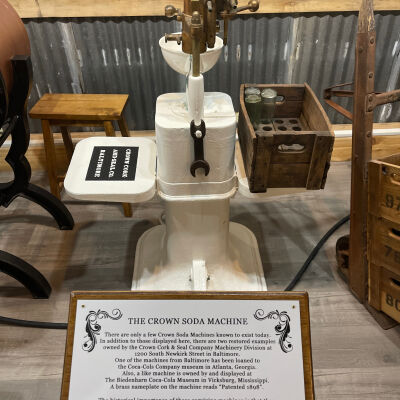 Crown Soda Machine