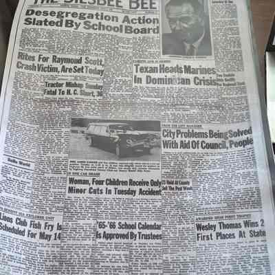 Poster of Silsbee Bee Johnson to Dedicate Dam