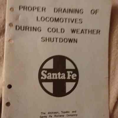 Proper Draining of Locomotives During Cold Weather Shutdown