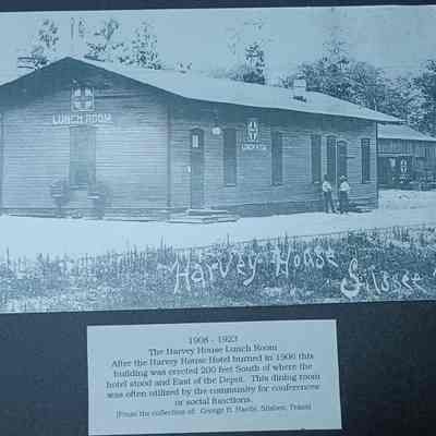 Photo of Santa Fe Lunch Room that replaced The Harvey House