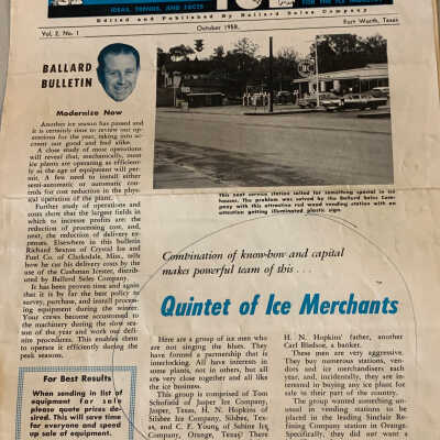 Eskimo ICE News Dated October, 1958