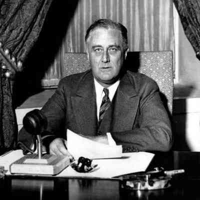Photo of Franklin D Roosevelt