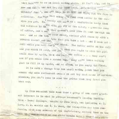 News Article - "Read About Austin" David Read January 29, 1947