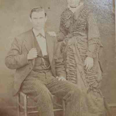 Tin Type Unknown Couple
