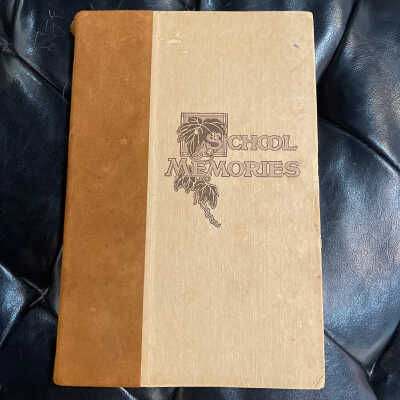 School Memory Book belonged to Evalena Van Winkle dated 1922