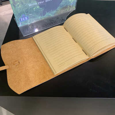Leather Bound Journal With Stories of Panther Sitings