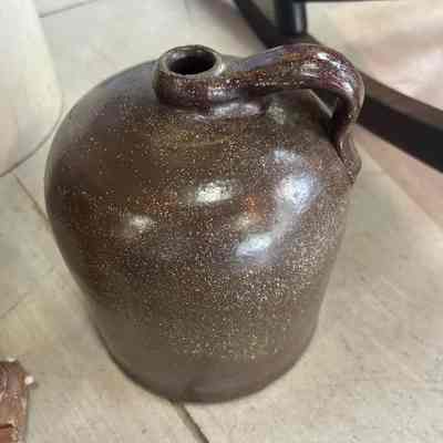 Brown Whiskey Jug
