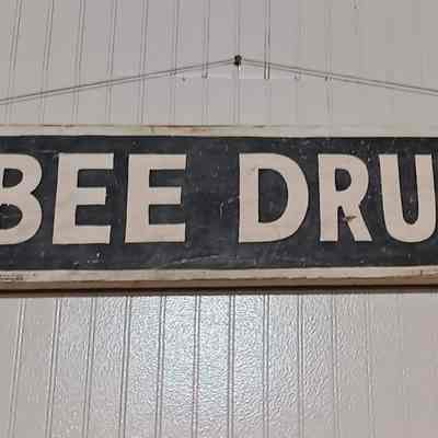 Silsbee Drug Sign
