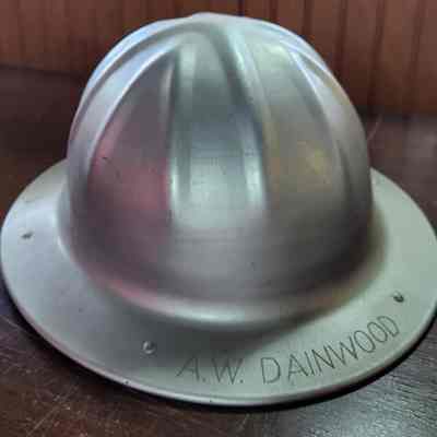 Silver Hard Hat of A W Dainwood