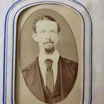 Tin Type - Young Man with Goatee