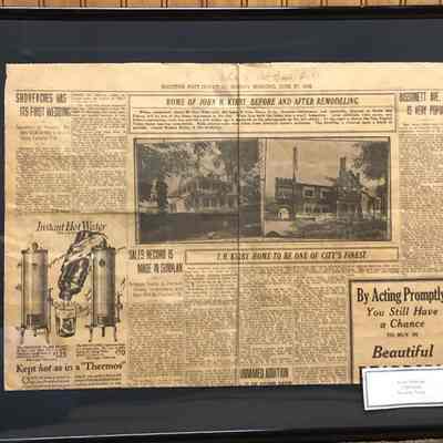 Newspaper Article - Before and After Remodeling
