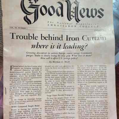 Good News Magazine January 1953