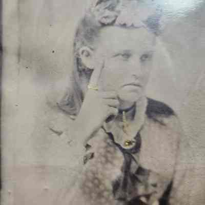 Tin Type of Woman in Hat