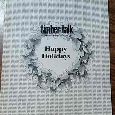 Timber Talk magazine dated Winter 1983