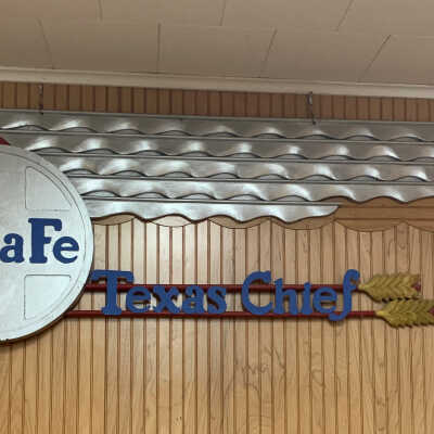 Santa Fe Texas Chief Logo Sign