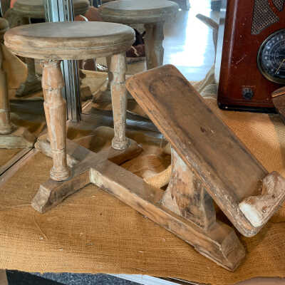 Shoe Fitter’s Stool Donated by Rayford and Joyce Birdwell