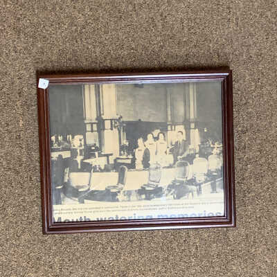 Newspaper Photograph of Somerville Harvey House