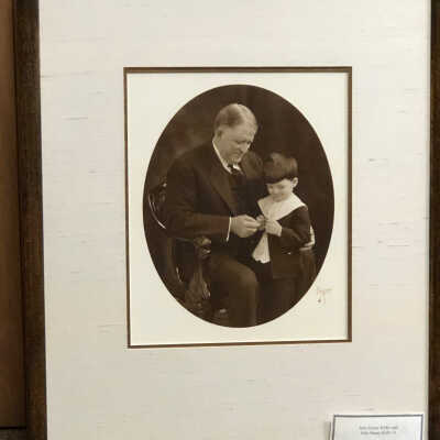 Framed photo: John Henry Kirby and John Henry Kirby II
