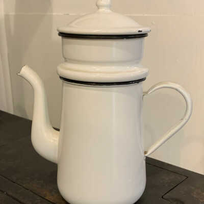 Metal Coffee Pitcher