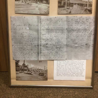 Collier’s store construction in 1922