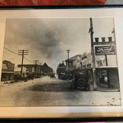 Photo: Downtown Silsbee 1925 with Ford Dealership