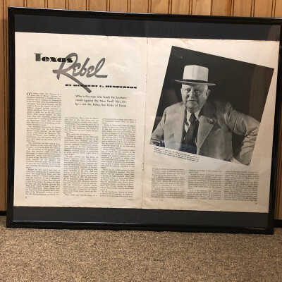 Texas Rebel by Herbert C. Henderson dated July 25, 1936