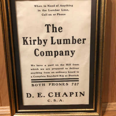 The Kirby Lumber Company advertisement