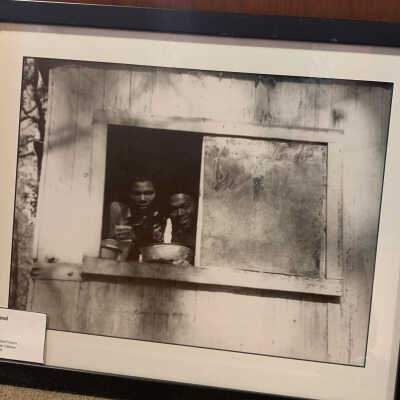 Framed Photo Titled Uncaptioned