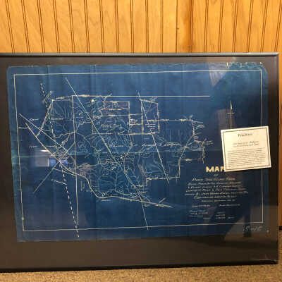 Map of Peach Tree Village Farm (blueprint)