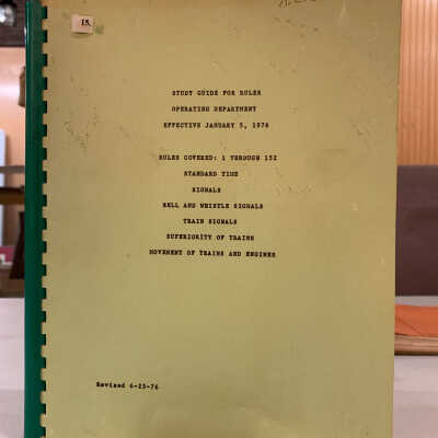 Study Guide for the rules directing the Operating Department