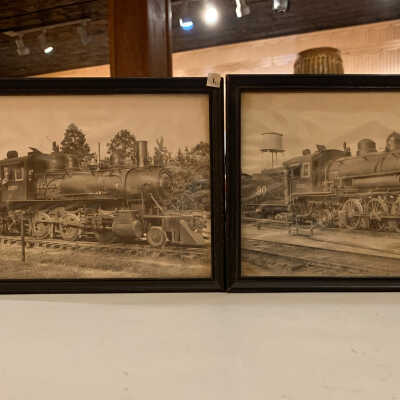Framed Photos of Kirby Locomotives