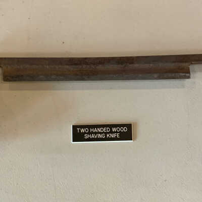 Two Handed Wood Shaving Knife