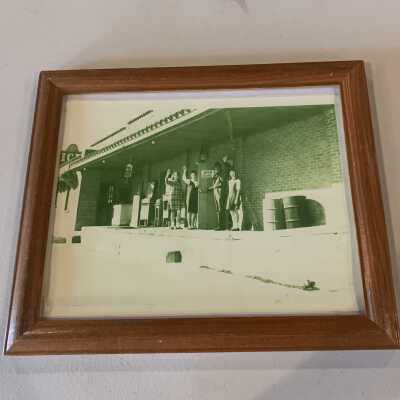 Framed Photo: 1965 Ice House Loading Dock