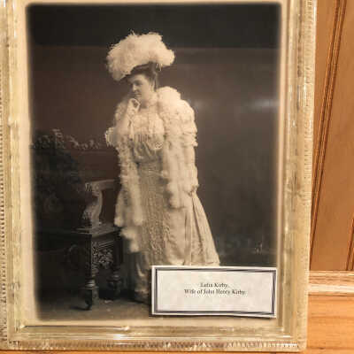 Framed photo: Lelia Kirby - Wife of John Henry Kirby