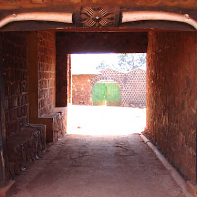 Door posts and lintel