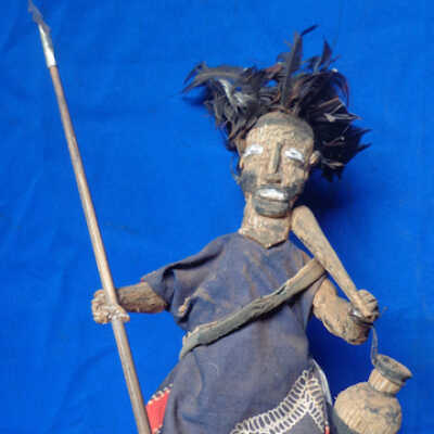 Figure of a war spy