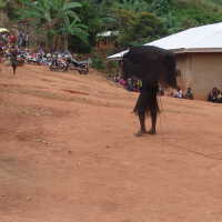 Figure of masquerade and attendants - Image 4