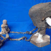 Figure of masquerade and attendants - Image 3