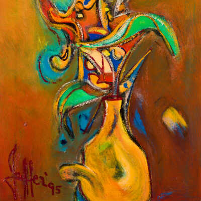 (Untitled) Yellow Vase