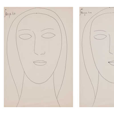 Untitled (Woman, diptych)