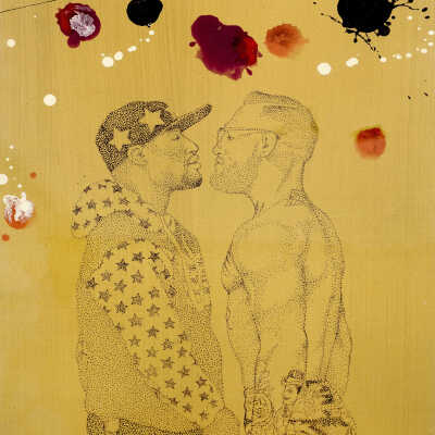 Closer to God in Gold (triptych 1)