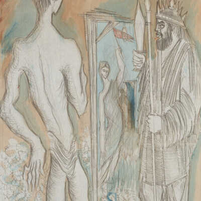 Untitled (Two figures and Death)
