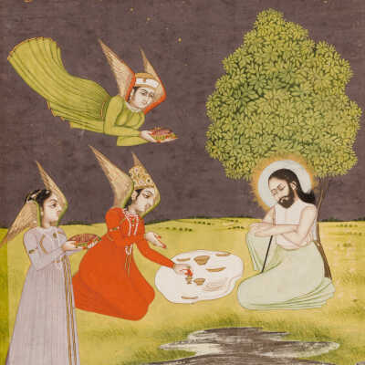 Ibrahim Adham visited by angels