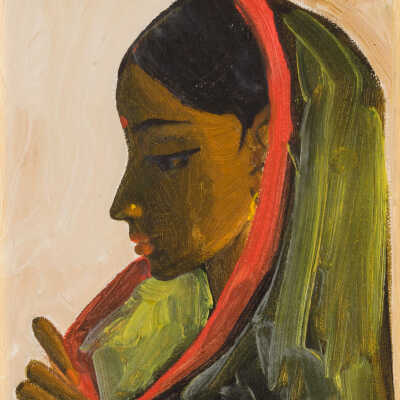 Profile of a woman